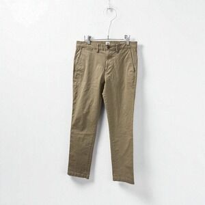 GAP Kids Essential Khaki Slim Pants Size 30x30 Beige Cotton Blend‎
